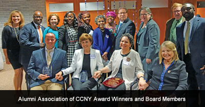 Alumni Association of CCNY Award Winners and Board Members 