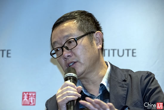 Author Cixin Liu  ) Photo: © All rights reserved by ChinaInstituteNYC) 